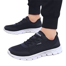 Herren Walkingschuhe Turnschuhe Fitnessstudio Sportschuhe Sneaker Running Tennis Schuhe Freizeit Straßenlaufschuhe Fashion Leichtgewichts Atmungsaktiv Schlüpfen Schuhe von BIKETAFUWY