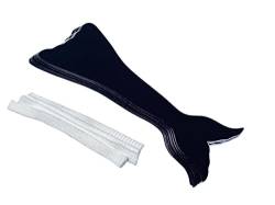 BIMEI Vorgeschnittene Meerjungfrau Tucking Tape Vermeiden Kamel Zehe Gaff Alternative für Frauen Transgendr Unclockable (10, Schwarze Meerjungfrau) von BIMEI