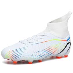 BINBINNIAO Fussballschuhe Herren Sport High Top Anti-Rutsch Herren Fußballschuhe Fußball Team Turf Schuhe Unisex Fussballschuhe für Herren von BINBINNIAO