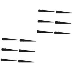 6pcs Anwendung Styling rutschfest cm Duckbill Alligator Crease Wash rostfrei Curl Bangs for Big und Duck Makeup Clip Pins schwarz professionelle Zähne Pin Steel Bill No Hair Salon Haarstyling-Zubehör von BINGDONGA