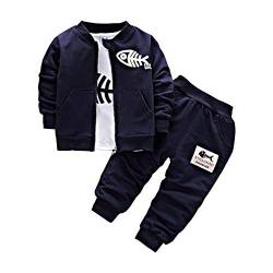 BINIDUCKLING Neugeborene Baby Jungen Mantel + Hosen + Hemden Bekleidungsset kleinkinder Kausal 3 Teile Outfits von BINIDUCKLING