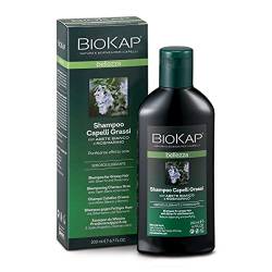 BIOKAP BELLEZZA Shampoo für fettiges Haar 200ml | für duftig leichtes und weiches Haar - Pflanzliche Wirkstoffe - Silbertanne - Bio Rosmarin - Isländisch Moos - Menthol - VEGAN von BIOKAP
