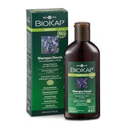 Biokap Bellezza Dusch-Shampoo 2 in 1 für den häufigen Gebrauch, mit Lavendel und Thymian, 200 ml von BIOKAP