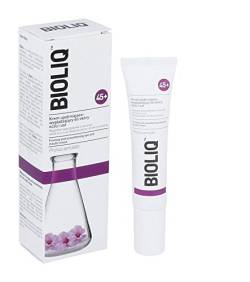 bioliq 45 + Straffende und smoothening Augen und Mund creme – 15 ml – Glättet Tiefe Falten um Augen und Lippen. Reduziert Augenringe und Symptome von Stress. von BIOLIQ