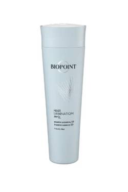 Biopoint Hair Lamination 3D Glanz Shampoo für strapaziertes und strapaziertes Haar, spendet Feuchtigkeit, Weichheit und Helligkeit, Spiegeleffekt, 200 ml von BIOPOINT