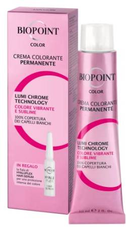 Biopoint Permanente Farbcreme 60 ml + 1 Ampulle Hyaluplex Hair Serum 3 ml - 5,38 Hellbraun Schokolade von BIOPOINT