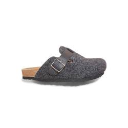 BIOSOFT Comfort & Easy Walk Herren Clog Filz 44 | Hausschuhe mit Fussbett geschlossen rutschfest | Pantoffeln für Herren und Senioren von BIOSOFT Comfort & Easy Walk