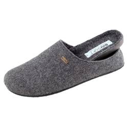 BIOSOFT Comfort & Easy Walk Herren Hausschuh Mister Cosy Grey 43 von BIOSOFT Comfort & Easy Walk