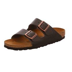 BIRKENSTOCK Arizona, Unisex Pantolette schmale Form, braun(braun), Gr. 36 von BIRKENSTOCK