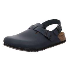 BIRKENSTOCK Classic - Tokio Leder, Zoccolo, Unisex, Blu (blau), M15 48,0 von BIRKENSTOCK