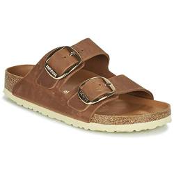 BIRKENSTOCK Damen Arizona Big Buckle Peeptoe Sandalen, Braun (antique brown), 37 EU von BIRKENSTOCK