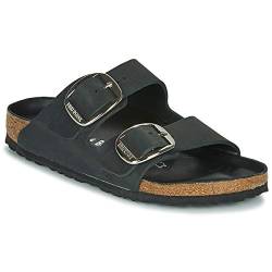 BIRKENSTOCK Damen Arizona Big Buckle Sandalen braun, Schwarz(black), 35 EU schmal von BIRKENSTOCK