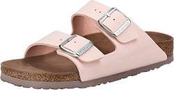 BIRKENSTOCK Damen Arizona Vegan Slides Sandalen Rosa 36 EU von BIRKENSTOCK