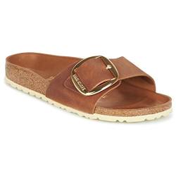 BIRKENSTOCK Damen Madrid Big Buckle Pantoletten, Cognac 1006525, 36 EU von BIRKENSTOCK