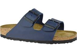 BIRKENSTOCK Unisex Arizona Birko-flor Softfootbed slides, Blau, 46 EU von BIRKENSTOCK