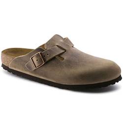 Birkenstock Classic Unisex Boston Leder Clogs, Braun (Tabacco Brown), 44 EU von BIRKENSTOCK