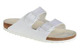 Birkenstock Damen 40 Slides, Triples White 1019046, EU von BIRKENSTOCK