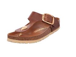 Birkenstock Damen Gizeh Big Buckle Zehentrenner, Braun (Cognac), 39 EU von BIRKENSTOCK