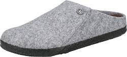 Birkenstock Herren Zermatt Standard Wollfilz Pantoffeln, Grau (Light Grey Light Grey), 42 EU von BIRKENSTOCK