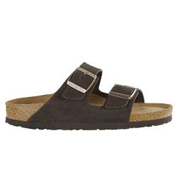 Birkenstock Unisex - Erwachsene Classic Arizona Pantoletten, Braun (MOCCA SOFT FOOTBED), 41 EU (7.5 Erwachsene UK) von BIRKENSTOCK