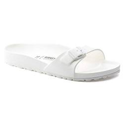 Birkenstock Unisex-Erwachsene Madrid Pantoletten, Weiß, 45 von BIRKENSTOCK