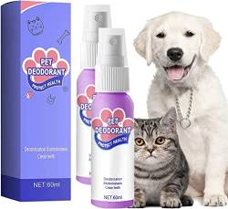 2 Stk Petry Mundspray,Petry Zahnreinigungsspray für Hunde und Katzen,Atemerfrischungsspray für Haustiere,für Haustiere,die es hassen,ihre Zähne putzen zu lassen von BIRKIM