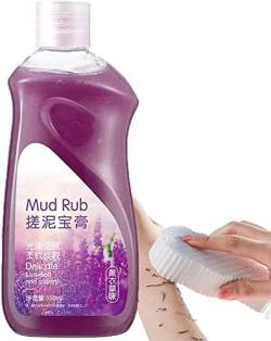 Mud Rubbing Artifact Gel,Mud Rubbing Artifact,Body Exfoliator Scrub,Mud Rubbing Cream for Glowing & Smooth Skin (Lavender) von BIRKIM
