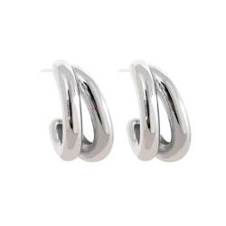 Ohrringe Damen Ohrstecker Ohrhänger Modische 925 Geschenk Für Frauen Freundin Mädchen Geometrische Ohrringe Daily Für Damen S1358 von BISONBLUE