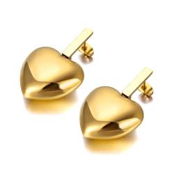 Ohrringe Damen Ohrstecker Ohrhänger Modische 925 Geschenk Für Frauen Freundin Mädchen Ohrringe Für Damen Herz Bohemia Herz von BISONBLUE