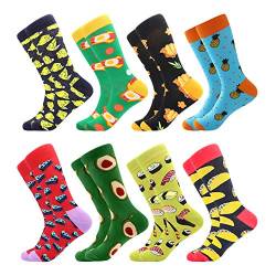 BISOUSOX Herren Socken Bunt 39-46 Lustige Socken Herren Motive Klassische Strümpfe Modische Socken für Männer Geschenk für Eltern Liebhaber Freunde von BISOUSOX