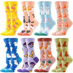 BISOUSOX Lustige Socken Damen Strümpfe Damen Baumwolle Socken Lustig Bunte Socken Geschenk für Frauen 36-40 von BISOUSOX