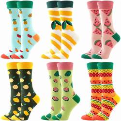 BISOUSOX Lustige Socken Damen Strümpfe Damen Baumwolle Socken Lustig Bunte Socken Geschenk für Frauen 36-40 von BISOUSOX
