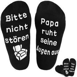 BISOUSOX Lustige Socken Herren Baumwolle Socken Papa und Opa Socken Geschenke für Männer 50 60 Jahre Alt von BISOUSOX