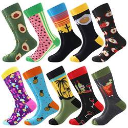 BISOUSOX Socken Herren 39-46 Bunt Lustig Herrensocken Lustige Motive Klassische Strümpfe Modische Socken für Männer Geschenk für Arbeit Sport von BISOUSOX