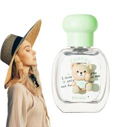 Leichtes Parfüm,25 ml transparenter Duftnebel in Bärenform mit fruchtig-blumigem Duft | Langlebiges Parfümspray für den Alltag, den Abend und besondere Anlässe Bittu von BITTU