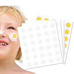 UV Detection Stickers For Sunscreen 120 Pieces UV-Erkennungspflaster Für Kinder Und Erwachsene, Erinnerung An Das Erneute Anbringen Von Sonnenschutzaufklebern, UV Sun Strength Warning Monitor/Detector von BIUDUI