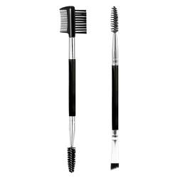 Augenbrauenbürste, 2 Stück Wimpernkamm Doppelendige Pinsel für präzises Styling von Brauen und Wimpern - Hochwertige Make-up-Tools für den Exquisit Look von BIVOFU
