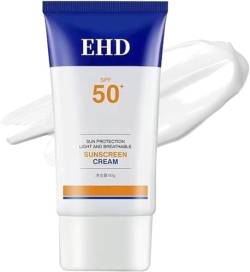 Ehd Sunscreen, Sunscreen Spf 50 for Face, Face Sunscreen Moisturizer, Daily Uv Defense Sunscreen, Best Sunscreen for Face Women, Fast Absorption & No Sticky Feeling (1PCS) von BIVVI