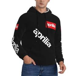 BIYEH Italienischer Motorrad-Rennsport-Herren-Pullover mit Kapuze, Sweatshirt, langärmelig, modisch, athletisch, mit Tasche,, Jb-16, S von BIYEH