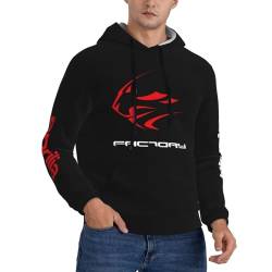 BIYEH Italienischer Motorrad-Rennsport-Herren-Pullover mit Kapuze, Sweatshirt, langärmelig, modisch, athletisch, mit Tasche,, Jb-5, L von BIYEH