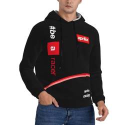 BIYEH Italienischer Motorrad-Rennsport-Herren-Pullover mit Kapuze, Sweatshirt, langärmelig, modisch, athletisch, mit Tasche,, Jb-8, M von BIYEH