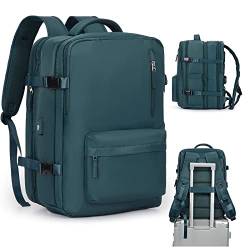 BJLFS Groß Handgepäck Rucksack 40x20x25 Ryanair Reiserucksack Damen Handgepäck flugzeug Easyjet Handgepäck 45x36x20 Rucksack Damen mit Laptopfach Wasserdichter Tagesrucksack mit Schuhfach von BJLFS