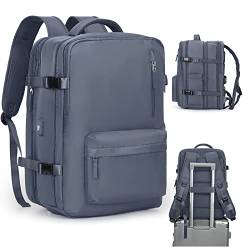 BJLFS Groß Handgepäck Rucksack 40x20x25 Ryanair Reiserucksack Damen Handgepäck flugzeug Easyjet Handgepäck 45x36x20 Rucksack Damen mit Laptopfach Wasserdichter Tagesrucksack mit Schuhfach von BJLFS