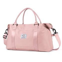 Reisetasche Damen,Groß Handgepäck Kabinentasche Ryanair, Weekender Bag Travel Bag Duffle Bag Leichte wasserdichte Sporttasche Handgepäcktasche für Herren Wochenendtraining von BJLFS