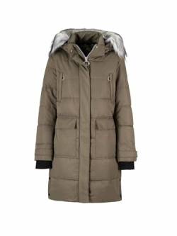 BJØRNSON Winterjacke Warm Quilted Damen FRIDA - Braun - Größe 40 von BJÖRNSON