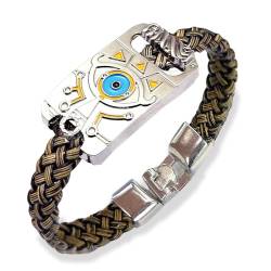 BJPERFMS Zelda Armband, Zelda Armbänder, Zelda Merchandise, Zelda Tears Bracelet, Sheikah Schiefer Eye, Personalisierter Geschenke für Fans von BJPERFMS