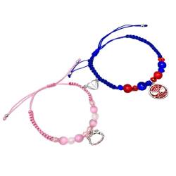 Hello Kitty und Spider Matching Bracelets, Hello Kitty Und Spider Partner Armbänder, Hello Kitty Armband, Spider Armband, Pärchen Armband, Paar Armband, Geschenk für Liebhaber Freund Freundin von BJPERFMS