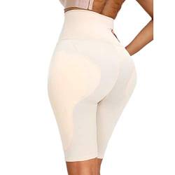 BJYX Damen Push up Hüfte Höschen mit Pads Nahtloser Hüftformende Hose Weibliche Hintern Taille Push-Up Po Hüft Padded Höschen,Flesh,L von BJYX