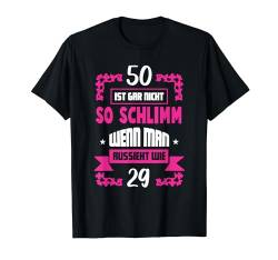 50 Aussieht Wie 29 Geburtstag Geschenkeidee Damen Frauen T-Shirt von BK 50 Geburtstag Shirts Damen Herren Geschenke