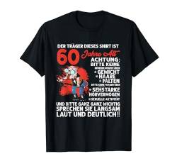 Der Träger Ist 60 Jahre Alt Geschenkeidee Männer Herren T-Shirt von BK 60 Geburtstag Shirts Damen Herren Geschenke